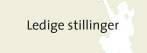 Ledige stillinger